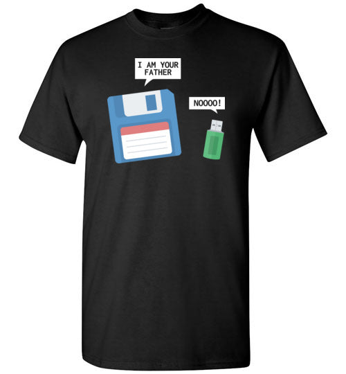 USB Floppy Disk Father Son Gildan Youth