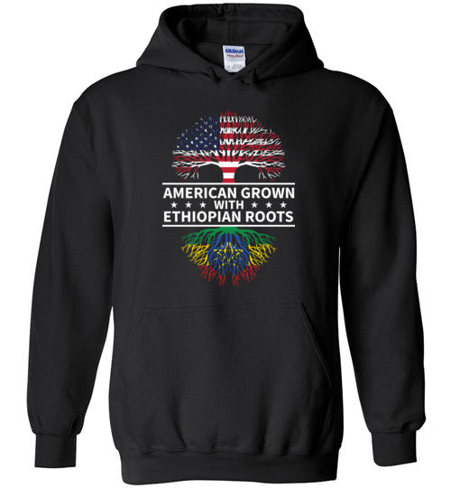 American Grown With Ethiopian Roots Hoodie