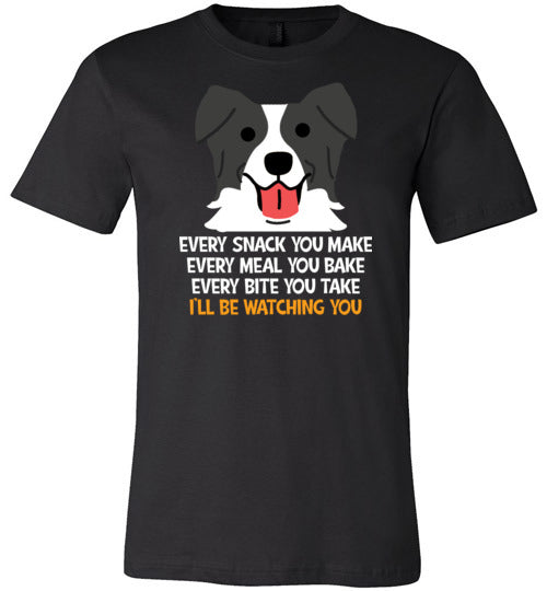 Border Collie Every Snack Canvas