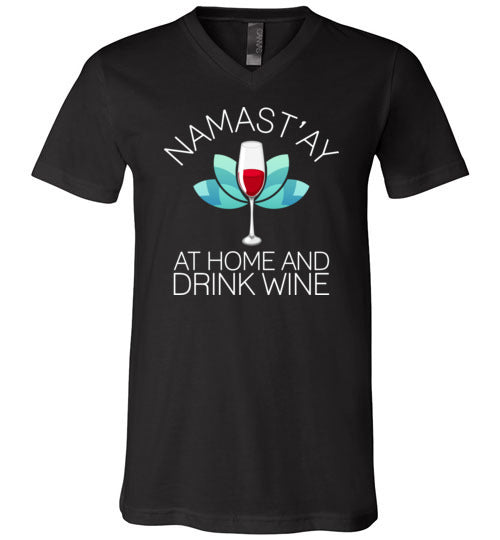 Yoga And Wine V-Neck