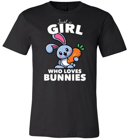 Just a Girl Who Loves Bunnies Canvas