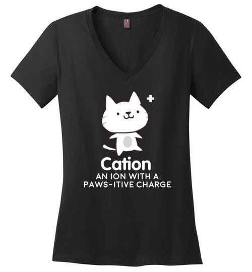 Cation Pawsitive Charge V-Neck