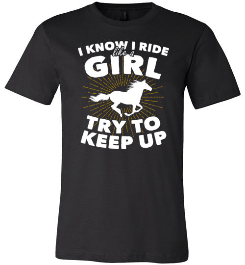 Horse Ride Like A Girl Canvas