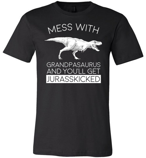 Grandpasaurus Jurasskicked Canvas