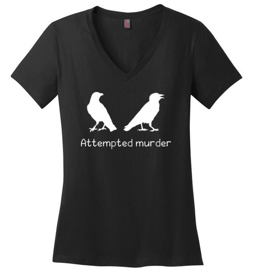 Crows Attempted Murder V-Neck