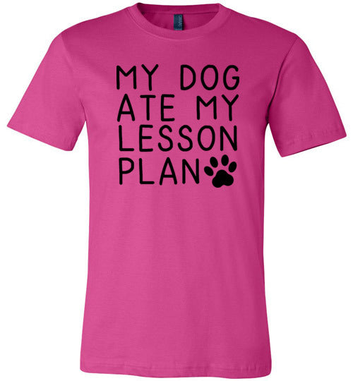 My Dog Ate My Lesson Plan Canvas