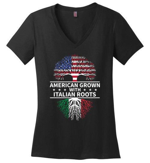 American Grown Italian Roots V-Neck