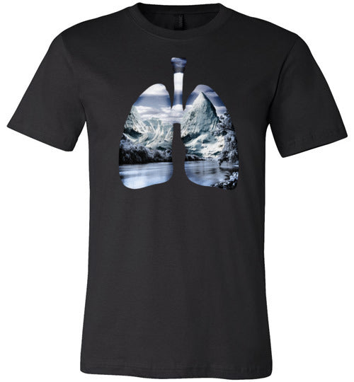 Hiking Nature Lungs Canvas