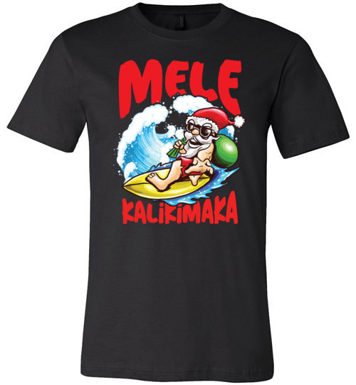 Hawaii Christmas Santa Canvas