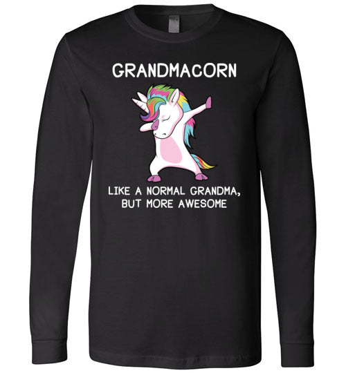 Grandmacorn Grandma Unicorn Long Sleeve
