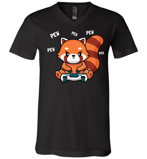 Gaming Red Panda V-Neck