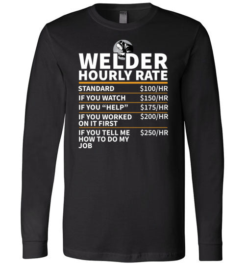Welder Hourly Rate Long Sleeve