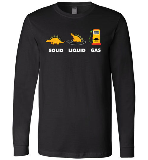 Dinosaur Solid Liquid Gas Long Sleeve