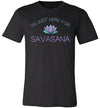 Yoga Just Here For The Savasana Canvas