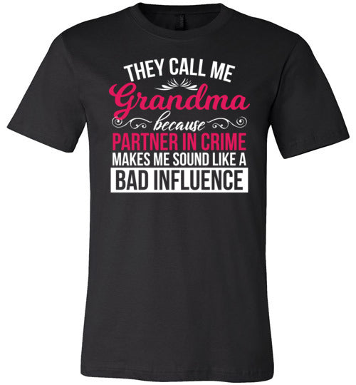 Grandma Partner In Crime Canvas