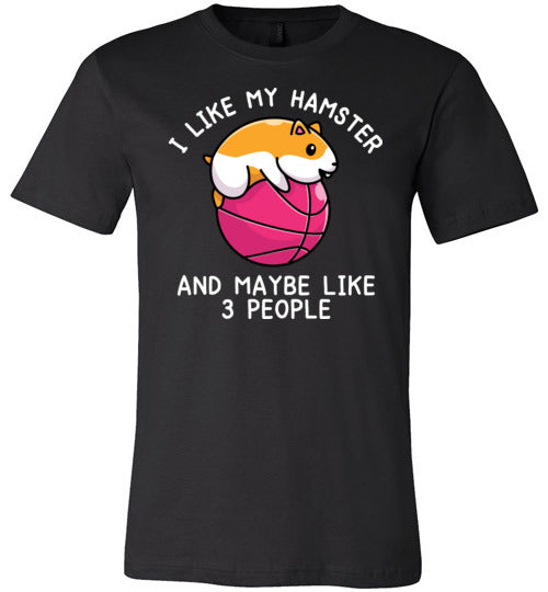 Like My Hamster Maybe 3 People Canvas