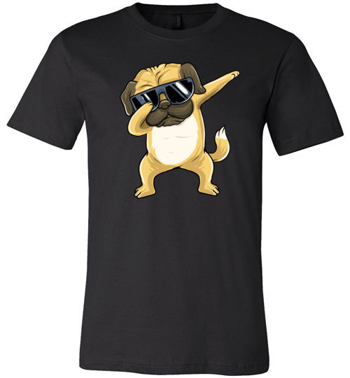 Dabbing Pug With Sunglasses Canvas