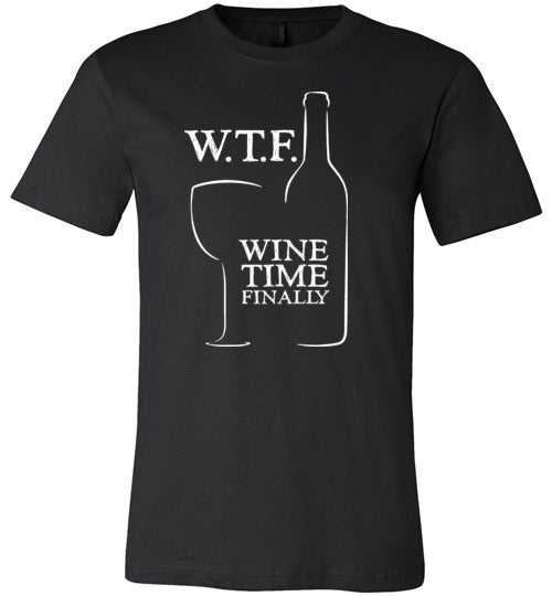 Wine Time Finally Canvas