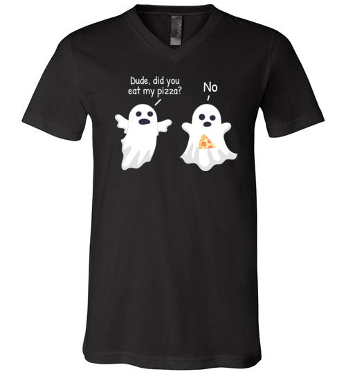 Ghost Pizza V-Neck
