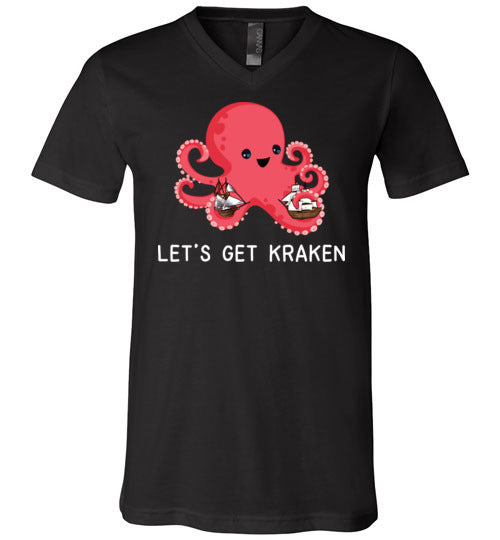 Lets Get Kraken Old Ships V-Neck