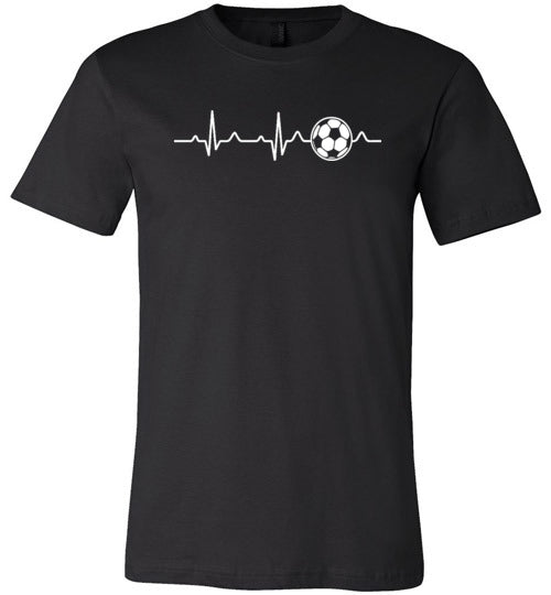 Soccer Heartbeat Canvas