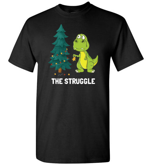 Dinosaur T-Rex Christmas Struggle Gildan Youth