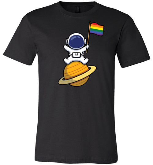 Astronaut LGBT Flag Canvas