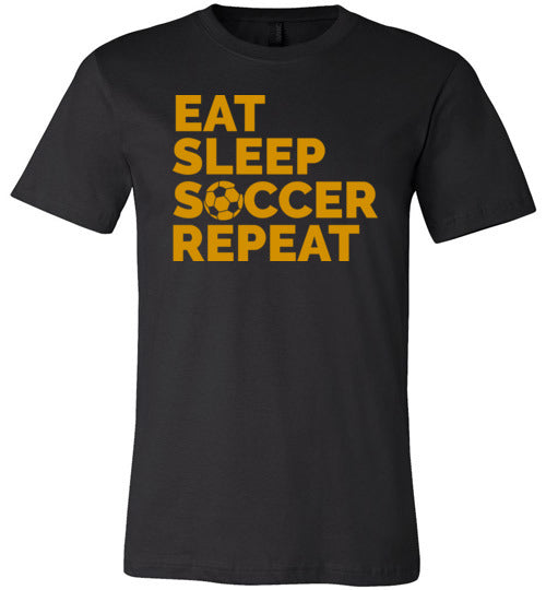 Eat Sleep Soccer Repeat Canvas