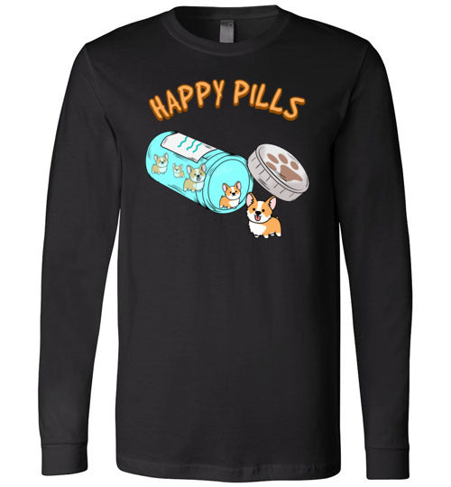 Happy Pills Corgi Long Sleeve