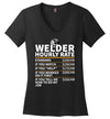 Welder Hourly Rate V-Neck