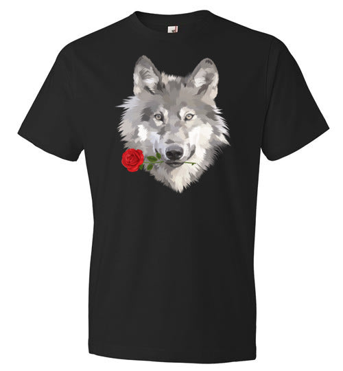Realistic Wolf Rose Shirt