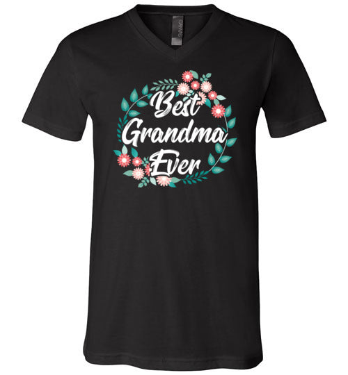 Best Grandma Ever V-Neck