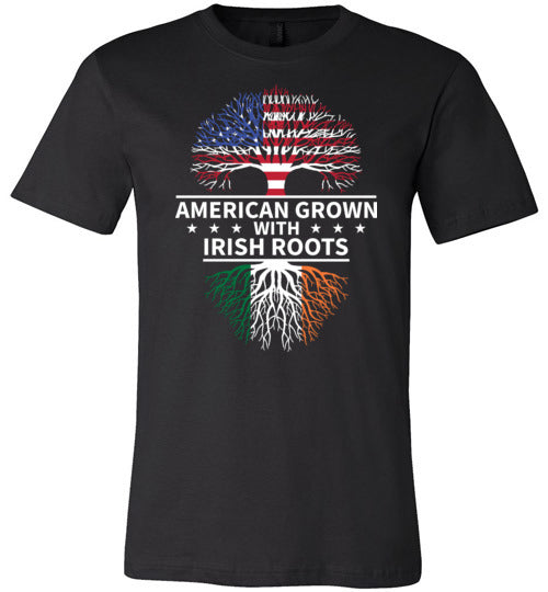 American Grown With Irish Roots Canvas