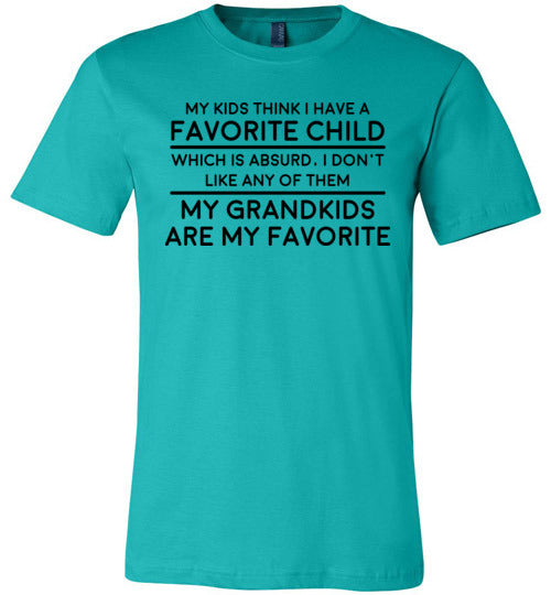 Favorite Child Grandkids Canvas