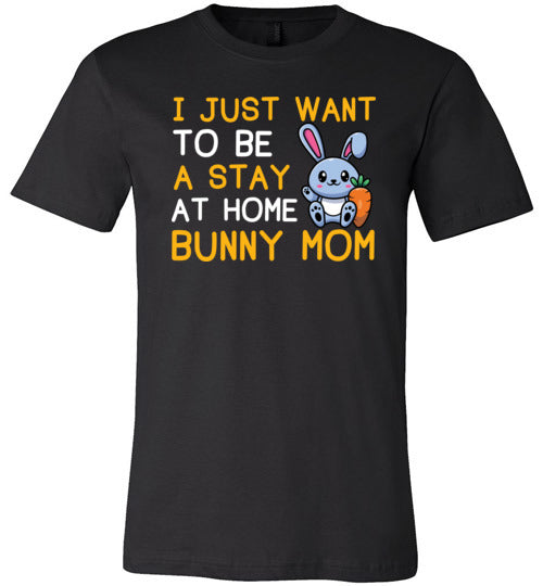 Stay at Home Bunny Mom Canvas