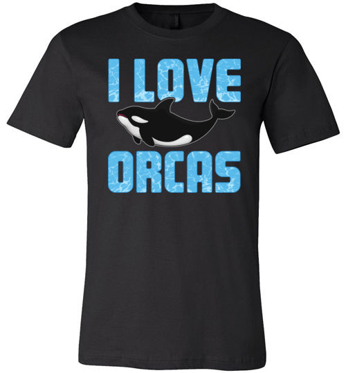I Love Orcas Canvas