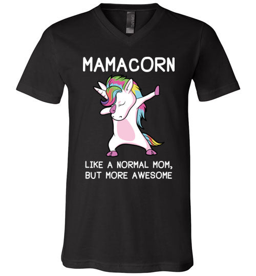 Mamacorn Unicorn Mom V-Neck