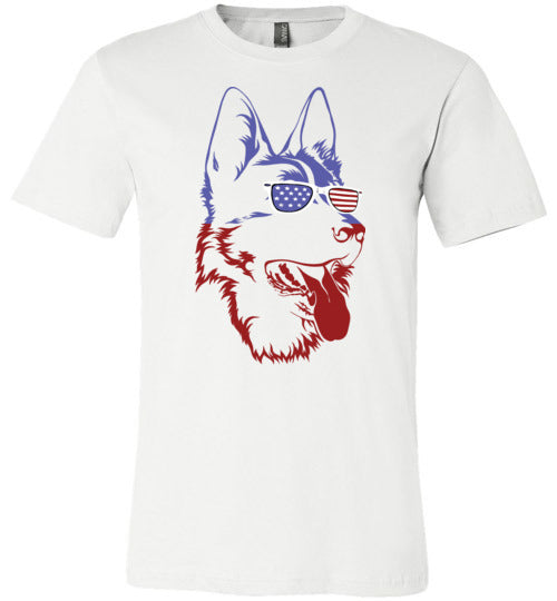 German Shepherd American Sunglasses Canvas