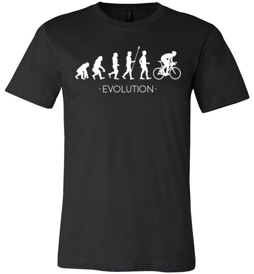 Cycling Cyclist Evolution Canvas