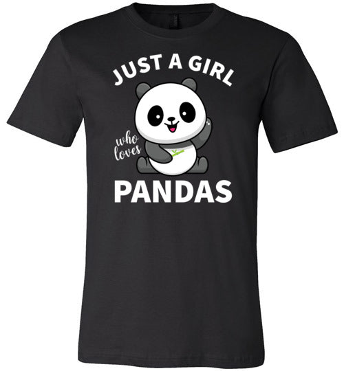Just a Girl Who Loves Pandas Canvas