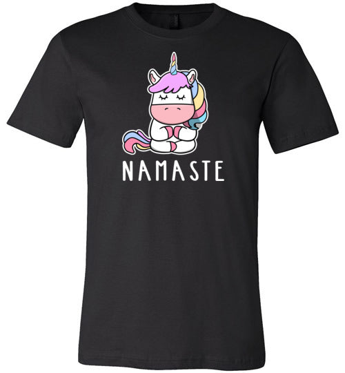 Yoga Unicorn Namaste Canvas