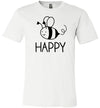 Bee Happy Light Shirts Canvas