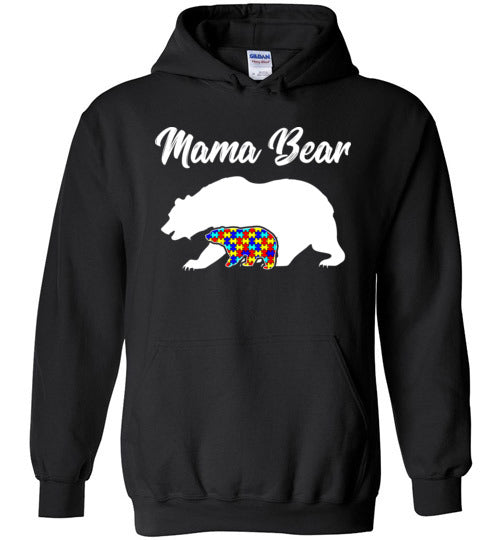 Mama Bear Autism Awareness Hoodie