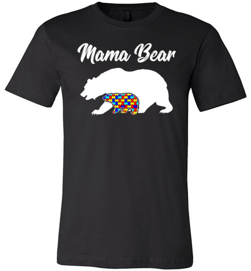 Autism Mama Bear Canvas