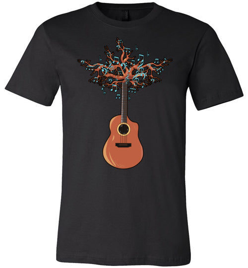 Guitar Music Tree Canvas