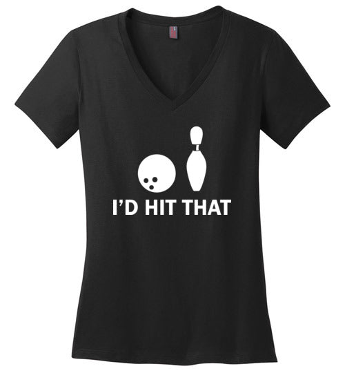 Bowling Hit That V-Neck