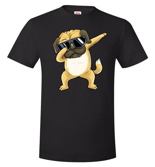 Dabbing Pug With Sunglasses