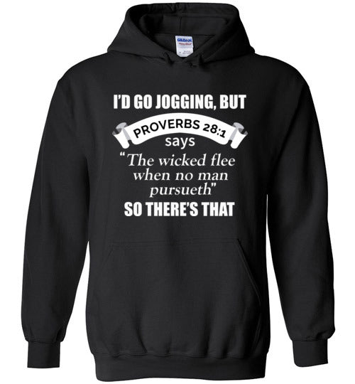 Christian Jogging But Proverbs Hoodie