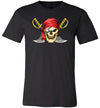 Pirate Skull Crossed Swords Canvas