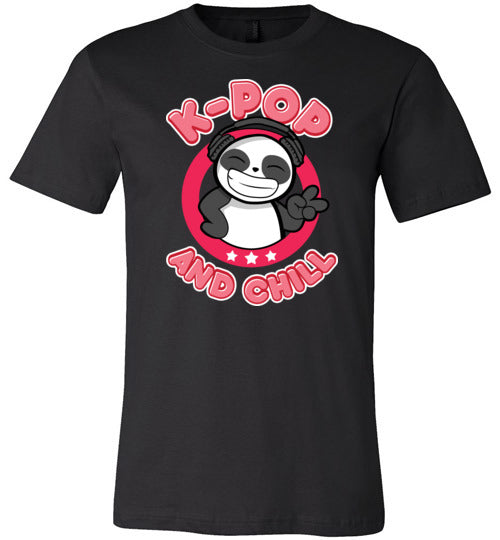 Kpop And Chill Panda Canvas